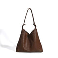 Vintage Brown Woven Tote Bag